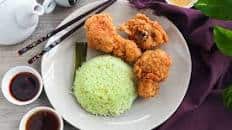 Paotsin Green Hainanese Rice and Chicken