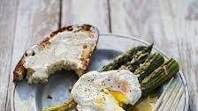 Parmesan Asparagus with Poached Eggs