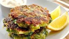 Parmesan Garlic Broccoli Fritters