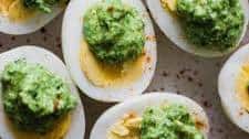 Parmesan Pesto Over Eggs