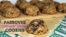Passover "Oatmeal" Raisin Cookies