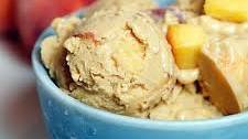 Peach Almond Ice Cream