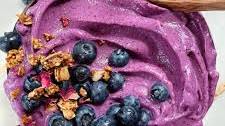 Peach Blueberry Smoothie Bowl