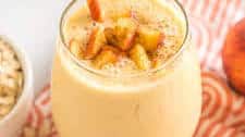 Peaches and Cream Oatmeal Smoothie