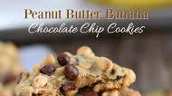 Peanut Butter Banana Chocolate Chip Cookies