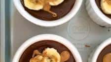 Peanut Butter & Banana Chocolate Pudding Cups