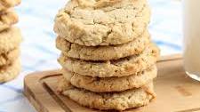 Peanut Butter Cookies with Crunchy Peanut Butter