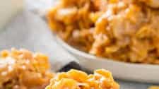Peanut Butter Cornflake Cookies (no bake)