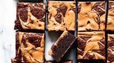 Peanut Butter Swirl Brownies