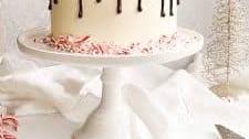 Peppermint Bark Cake