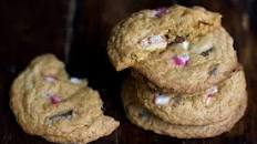 Peppermint Bark Chocolate Chip Cookie