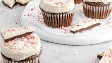 Peppermint Bark Cupcakes