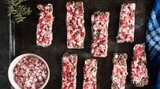 Peppermint Bark Granola Bars