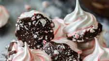 Peppermint Bark Meringues