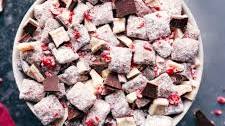 Peppermint Bark Muddy Buddies