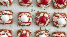 Peppermint Bark Pretzel Bites