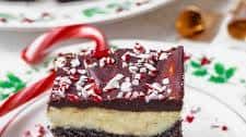 Peppermint Cheesecake Bars