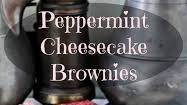 Peppermint Cheesecake Swirl Brownies