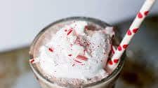 Peppermint Frozen Hot Chocolate