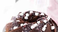 Peppermint Hot Chocolate Bundt Cake