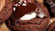 Peppermint Hot Chocolate Cookies