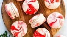 Peppermint Macarons