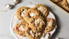 Peppermint Marshmallow Chocolate Chip Cookies