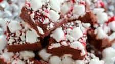 Peppermint Marshmallow Fudge