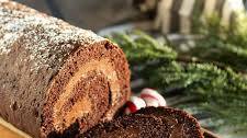 Peppermint Mocha Cake Roll