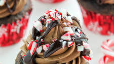 Peppermint Mocha Chocolate Cupcakes