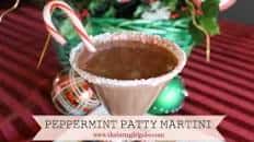 Peppermint Patty Chocolate Martini