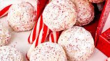 Peppermint Snowball Cookies Recipe