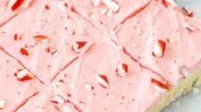Peppermint Sugar Cookie Bars