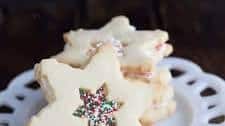 Peppermint Sugar Cookie Sandwiches