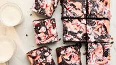 Peppermint Swirl Brownies