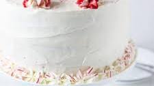 Peppermint White Chocolate Cake