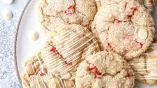 Peppermint White Chocolate Chip Cookies