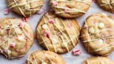 Peppermint White Chocolate Cookies