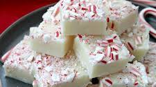 Peppermint-White Chocolate Fudge
