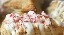 Peppermint White Chocolate Scones