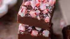 Peppermint chocolate fudge recipe