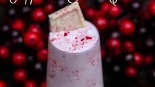 Perfect Christmas Peppermint Shake Cocktail