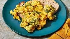 Pesto Scrambled Eggs