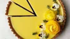 Pineapple Lime Coconut Tart (vegan & grain-free)