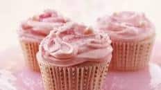 Pink Champagne Cupcakes