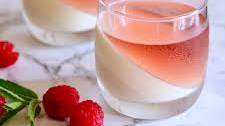 Pink Champagne Panna Cotta