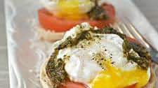 Poached Eggs Caprese