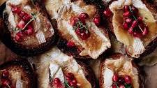 Pomegranate Brie Crostini Appetizer