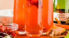 Pomegranate Champagne Punch