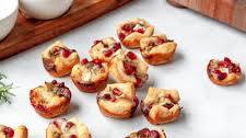 Pomegranate Rosemary Brie Bites